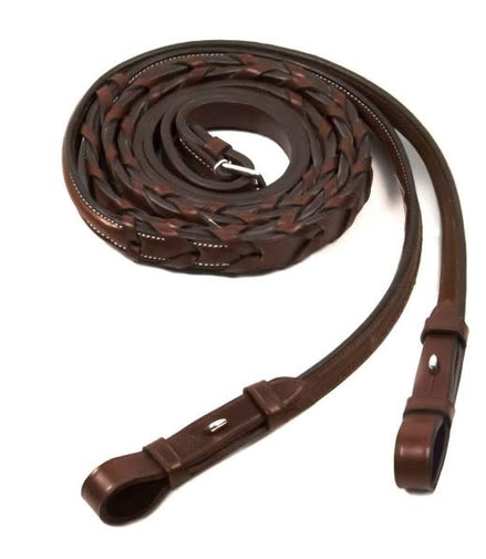 Schockemöhle Hunter Laced Fancy Reins Hooks Embroidered