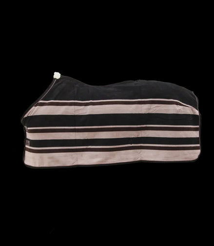 Kentucky Fleece Paardendeken Heavy Stripes Brown/Beige