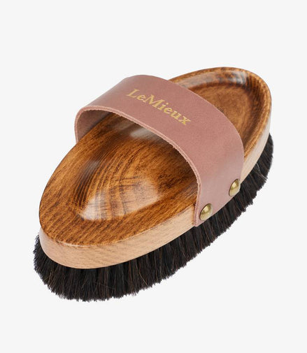 LeMieux Artisan Lamswol Body Borstel Brown