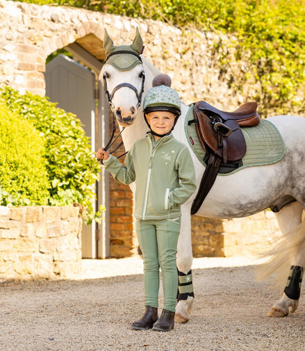 LeMieux Mini Suede Jump Saddle Pad Fern