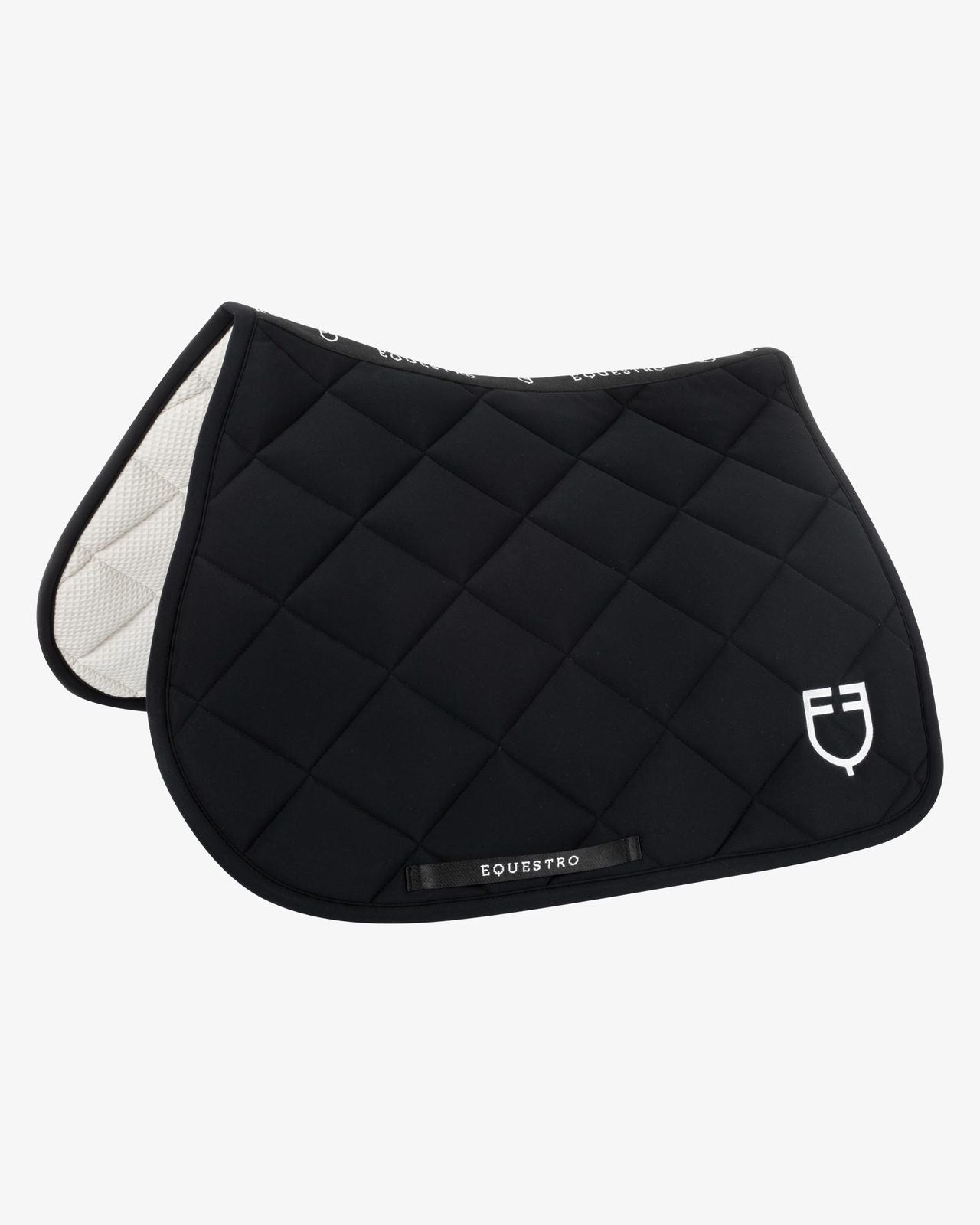 Equestro Zadeldek Met Logo Black Line Editie