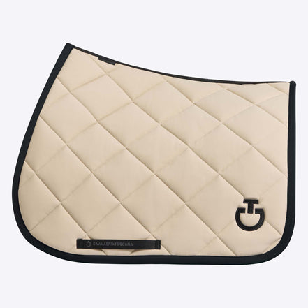Cavalleria Toscana Diamond Quilted Jersey Jumping Saddle Pad