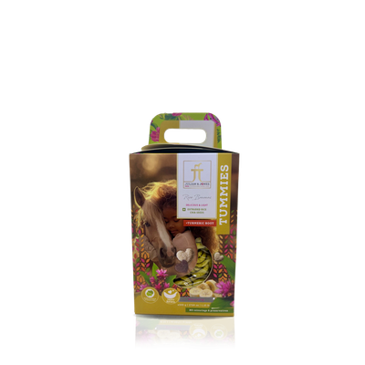 Friandises pour chevaux Julian &amp; Jones Tummies au riz et au curcuma