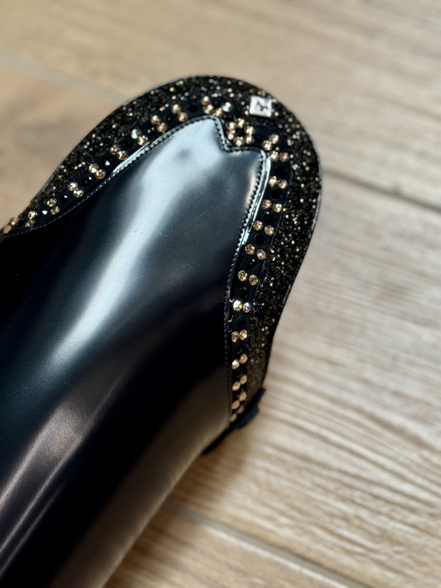 De Niro Bellini Brushed Black G9 Rondine Crystal Fabric GGS78 Swa + Knee Comfort