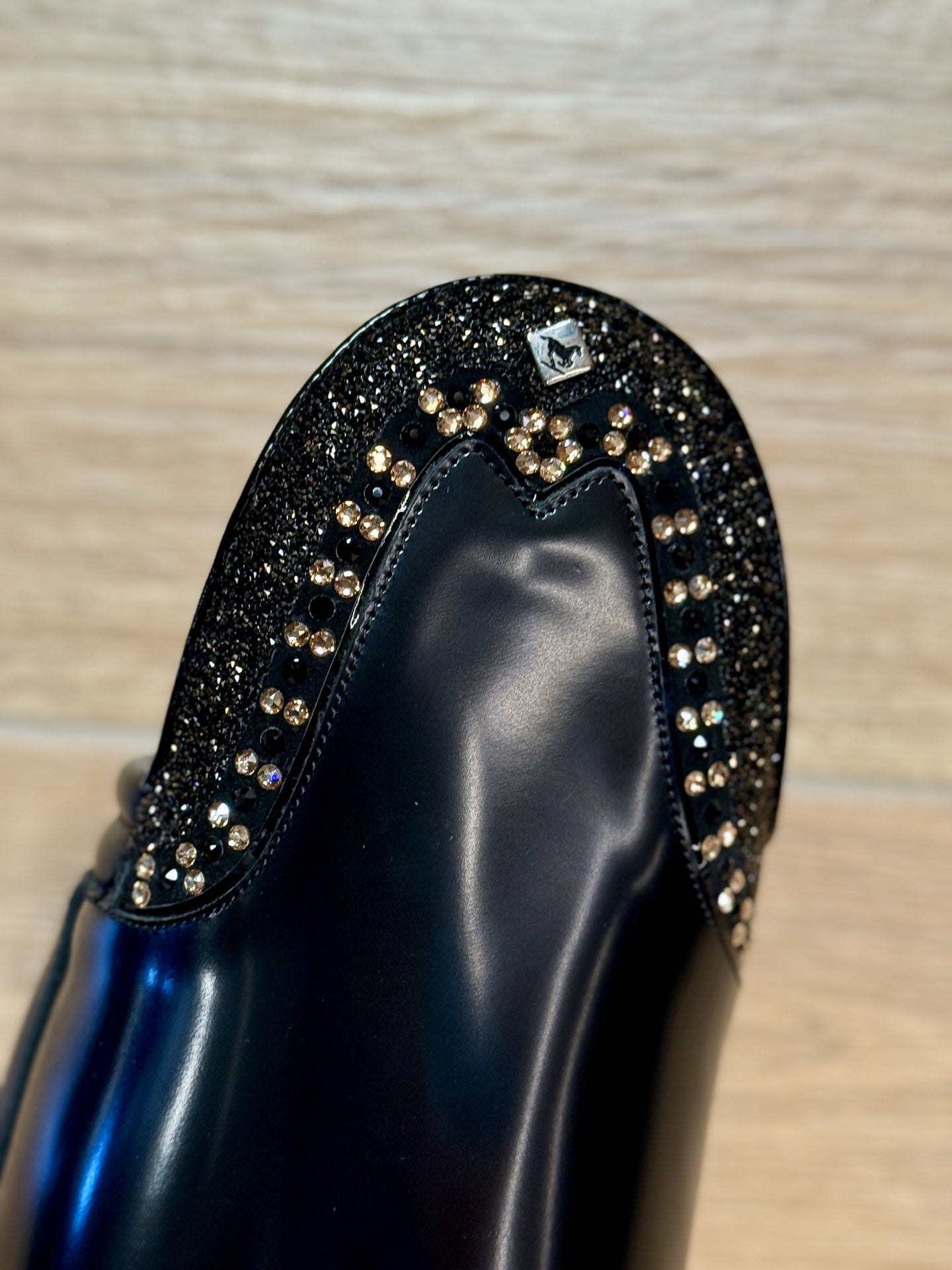 De Niro Bellini Brushed Black G9 Rondine Crystal Fabric GGS78 Swa + Knee Comfort