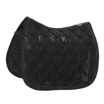 Eskadron Saddle Pad Velours Crystal Platinum 25
