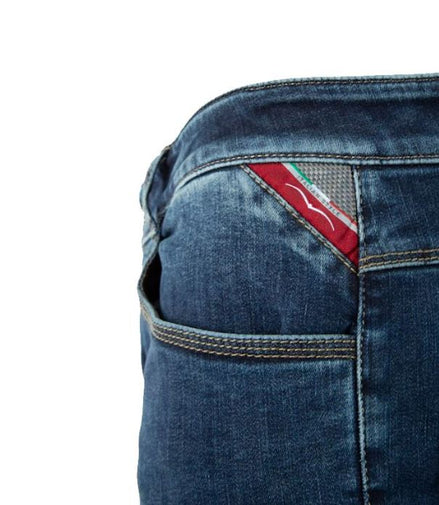 Pantalon d'équitation pour homme Animo Mahican Jeans avec poignées aux genoux