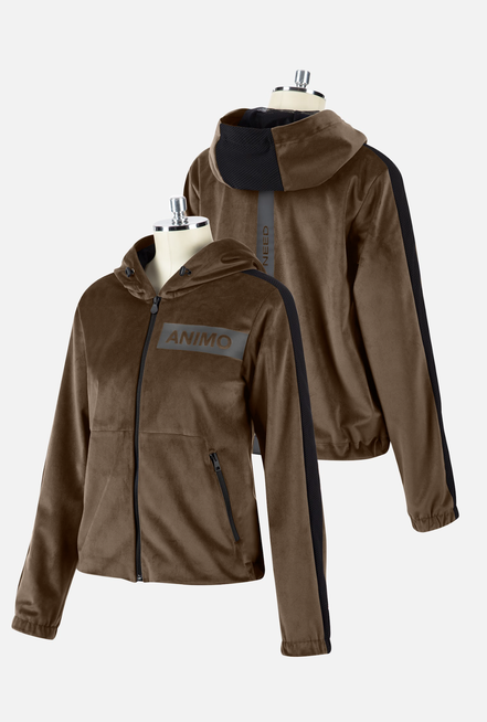 Animo Lydia Sweater met Capuchon Fluweel