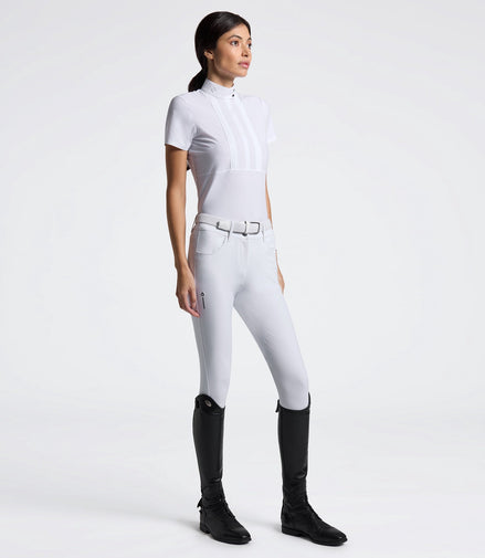 Cavalleria Toscana Heat Sealed Bib Wedstrijdshirts Kort Mouw Dames