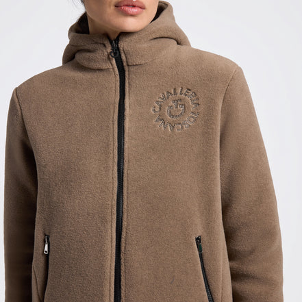 Cavalleria Toscana Fleece Zip Hoodie Dames