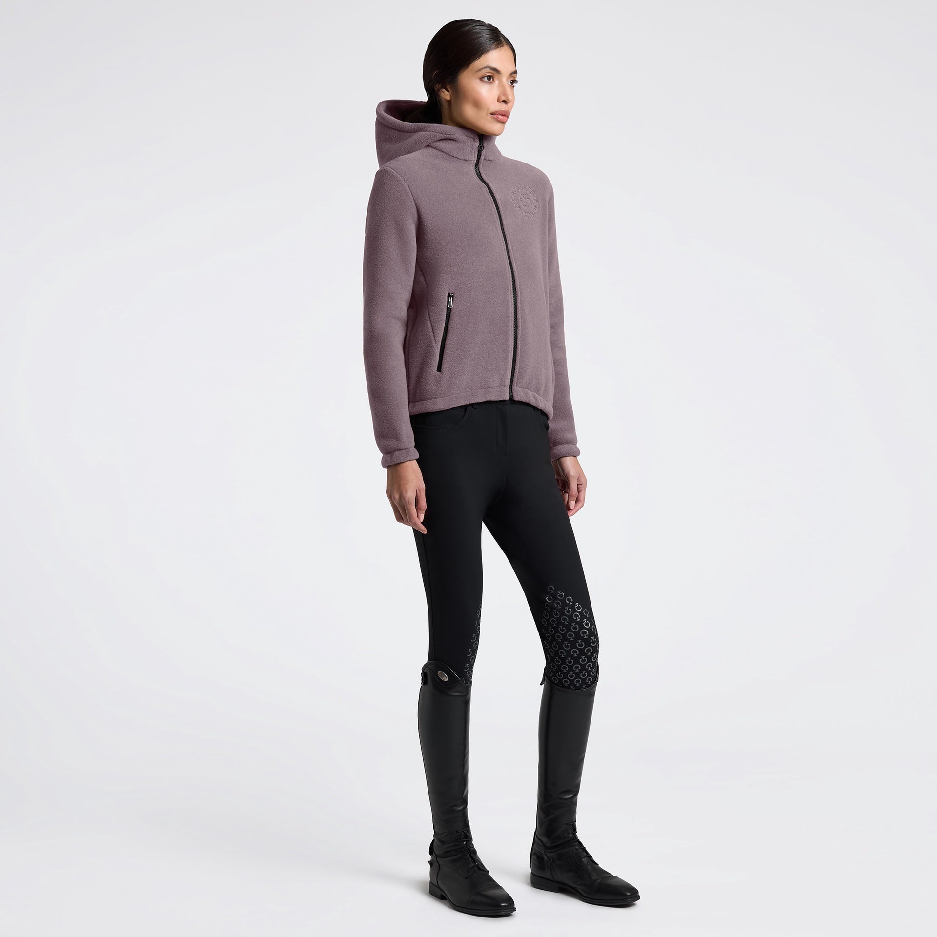 Cavalleria Toscana Fleece Zip Hoodie Dames