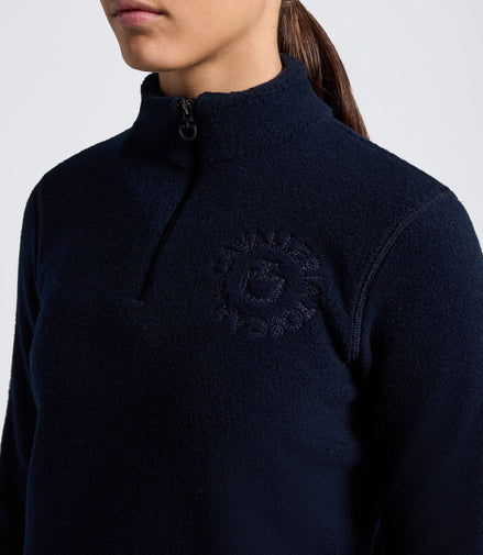 Cavalleria Toscana Fleece Half Zip Hoodie Unisex Kids