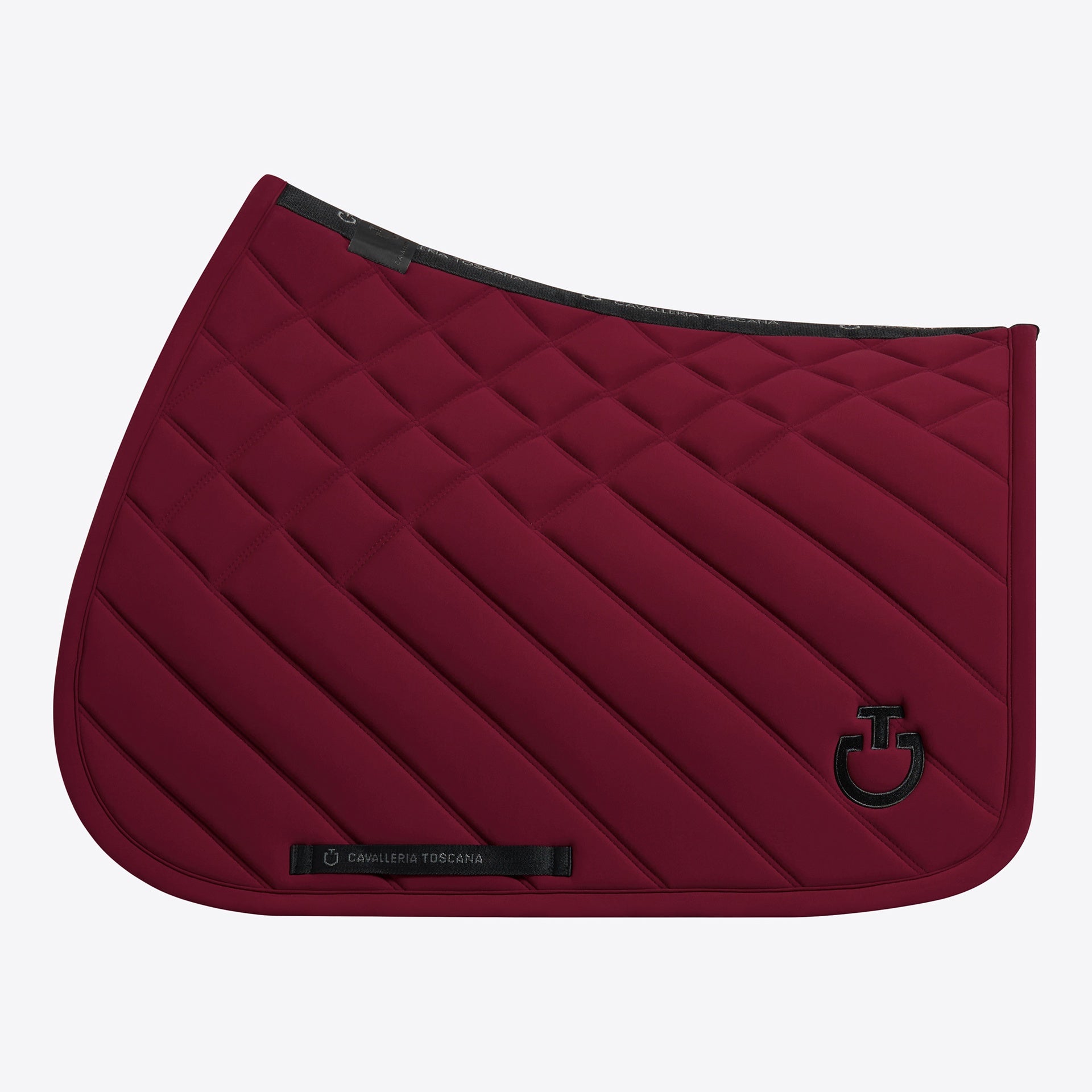 Cavalleria Toscana Diamonds & Lines Quilted Saddle Pad