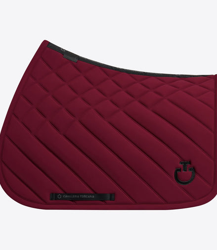 Cavalleria Toscana Diamonds & Lines Quilted Zadeldek