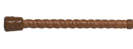Fleck Cotton thread covered; lacquered; leather grip; open jumping flap