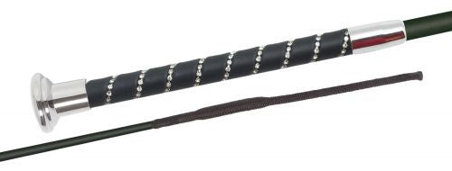 Fleck Fibreglas core ,Crystal wrapped grip Chrome