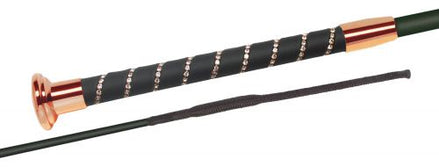 Fleck Fibreglas Crystal wrapped grip Rosegold