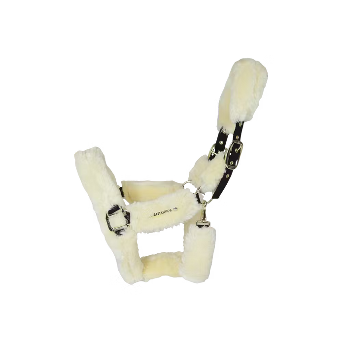 Kentucky Wollen Transport Halster – halster met bont | Maddelin Equestrian