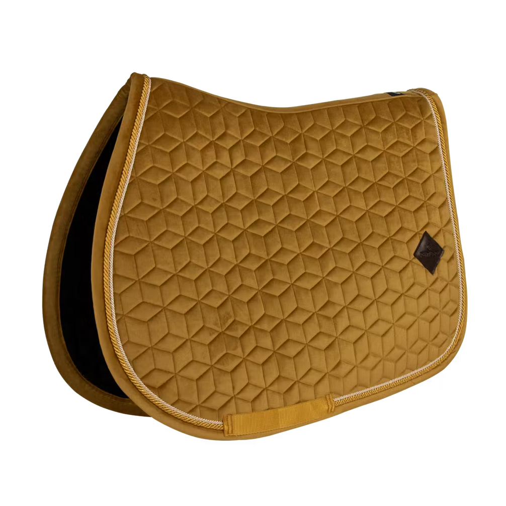 Kentucky Zadeldek Velvet Luxe Fluweel en Anatomisch Zadeldoeken - Maddelin Equestrian Kentucky