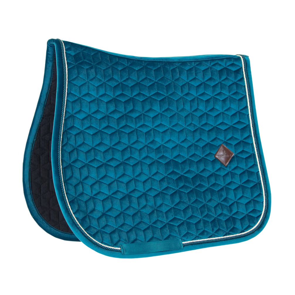 Kentucky Zadeldek Velvet Luxe Fluweel en Anatomisch Zadeldoeken - Maddelin Equestrian Kentucky