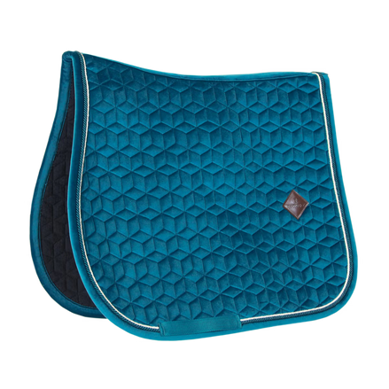 Kentucky Zadeldek Velvet Luxe Fluweel en Anatomisch Zadeldoeken - Maddelin Equestrian Kentucky