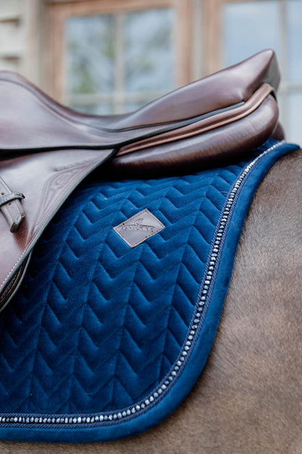 Kentucky Saddle Pad Velvet Pearls