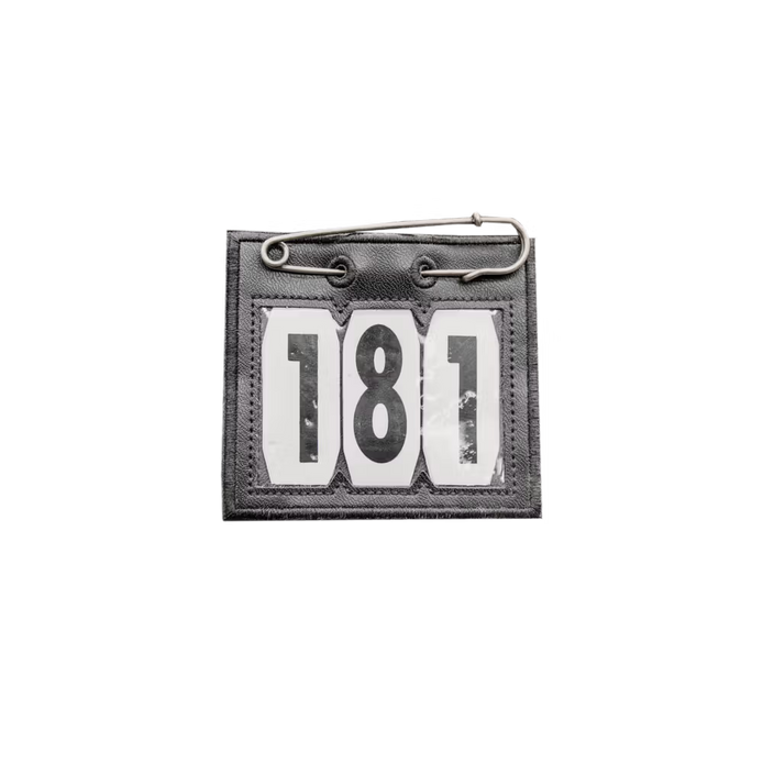 Kentucky Head Number PVC With Safety Pin – detailfoto 2