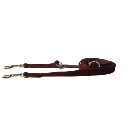 Kentucky Dog Leash Velvet Adjustable