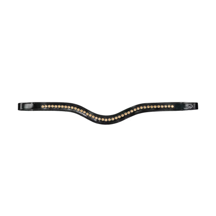 Dy'on  Gold Swarovski V-Vormige Frontriem - New English