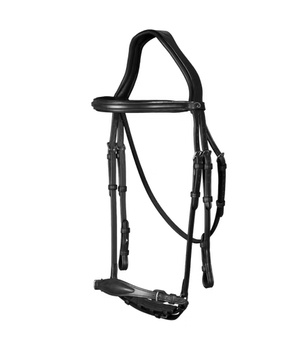 Bride avec muserolle allemande réglable, Nouvelle Collection Anglaise