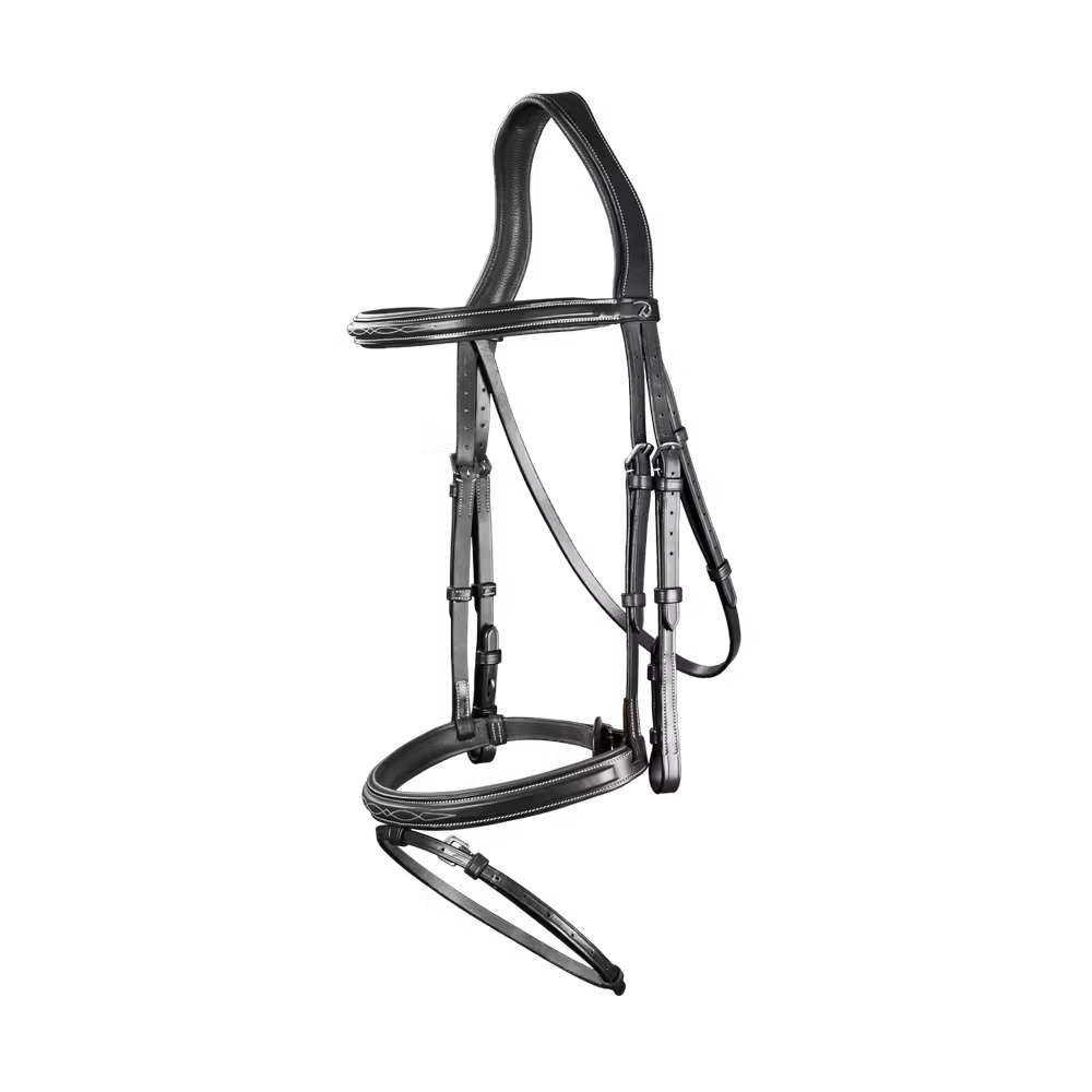 Dy'on Flash Noseband Hoofdstel Hunter – detailfoto 2