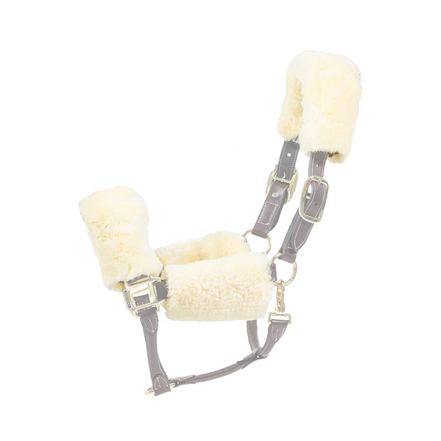 Kentucky Sheepskin Halter Set