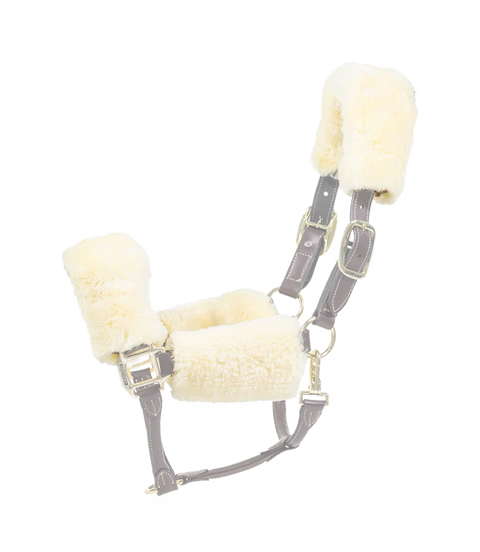 Kentucky Sheepskin Halter Set