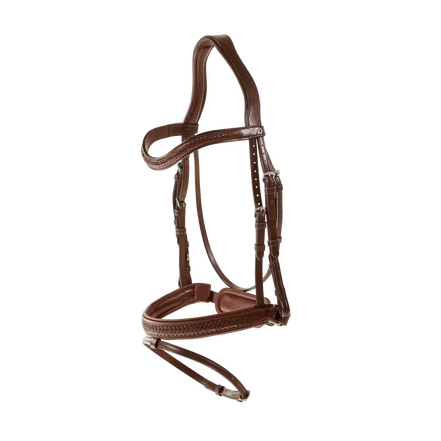 Dy'on Plaited Flash Noseband Hoofdstel with Pull back