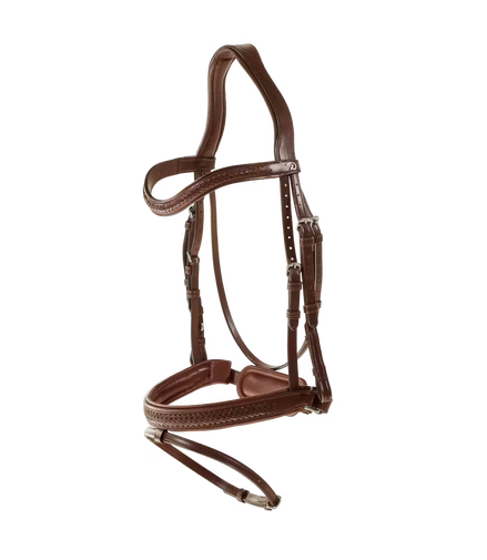 Dy'on Plaited Flash Noseband Hoofdstel with Pull back