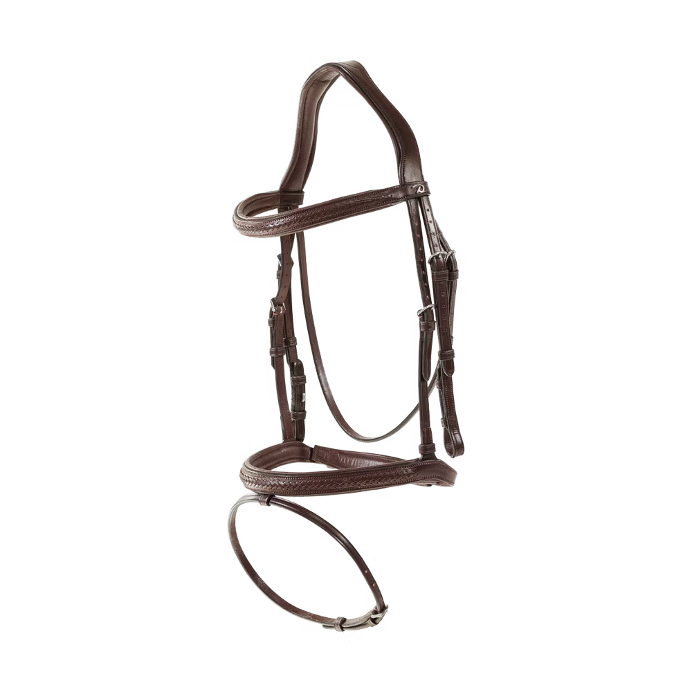Dy'on Plaited Flash Noseband Hoofdstel – trenshoofdstel | Maddelin Equestrian