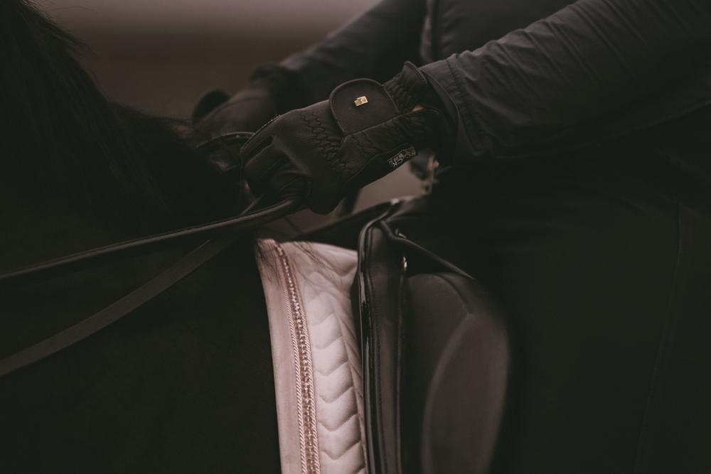 Kentucky Saddle Pad Velvet Pearls