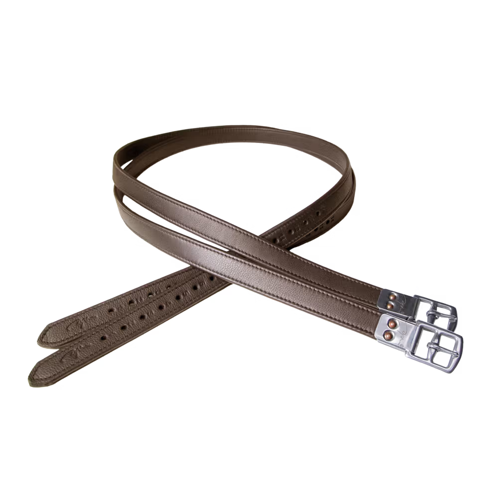 Dy'on Premium Zachte Lederen Stijgbeugelriem – detailfoto 5