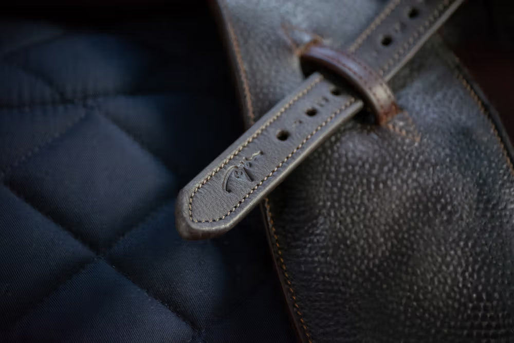 Dy'on Premium Zachte Lederen Stijgbeugelriem – detailfoto 3