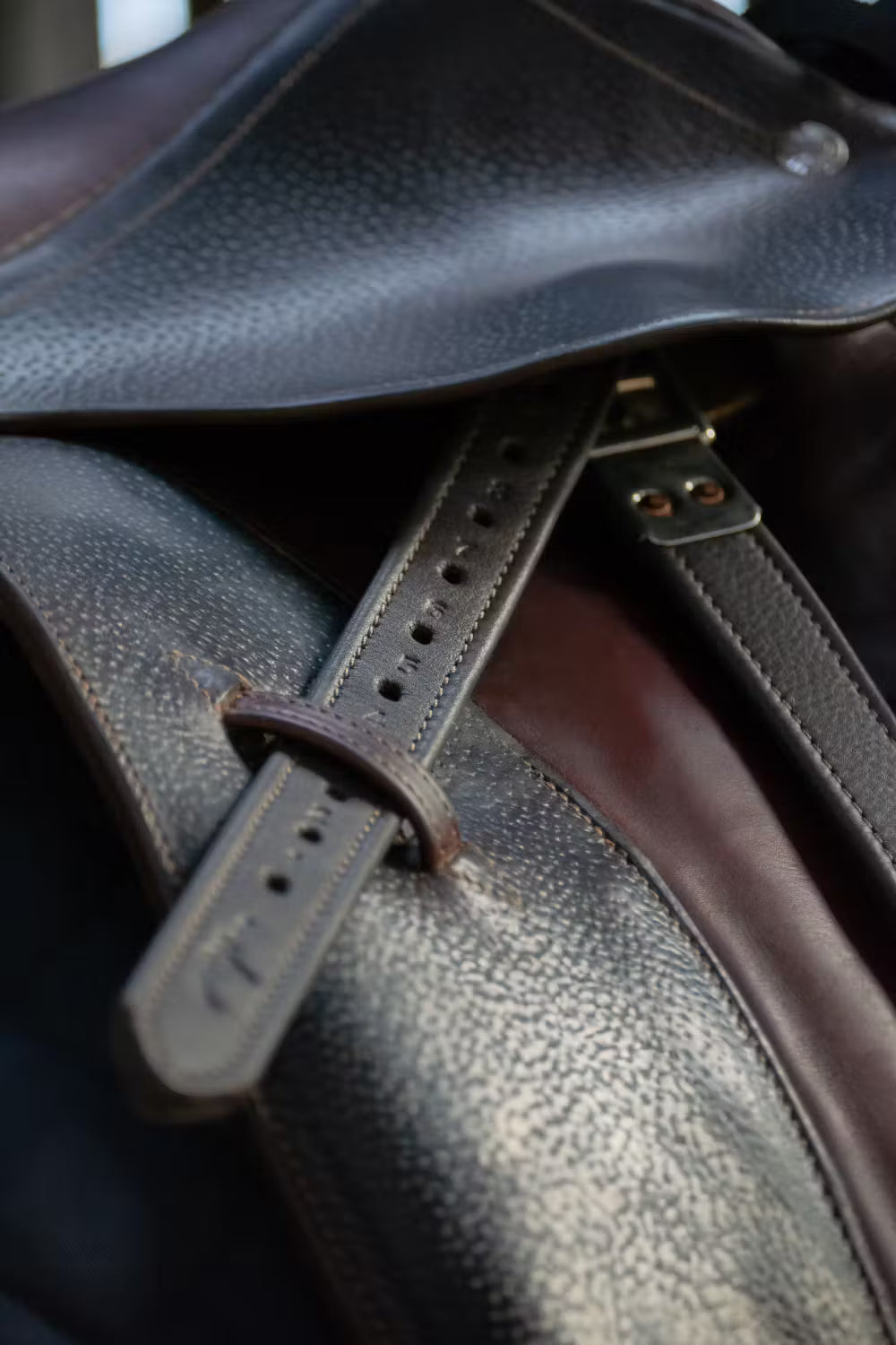 Dy'on Premium Zachte Lederen Stijgbeugelriem – detailfoto 4
