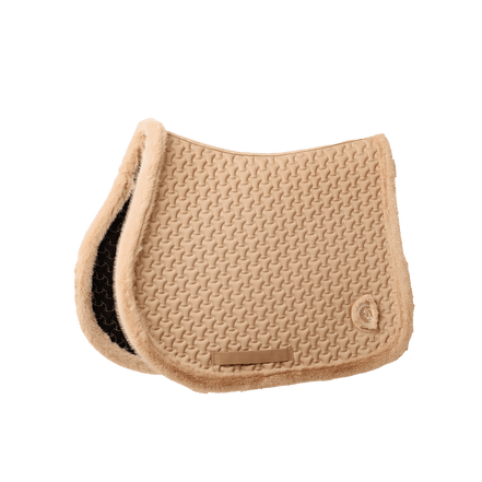 Kentucky Saddle Pad Fake Fur Plaited Quilt