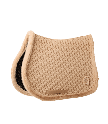 Kentucky Saddle Pad Fake Fur Plaited Quilt