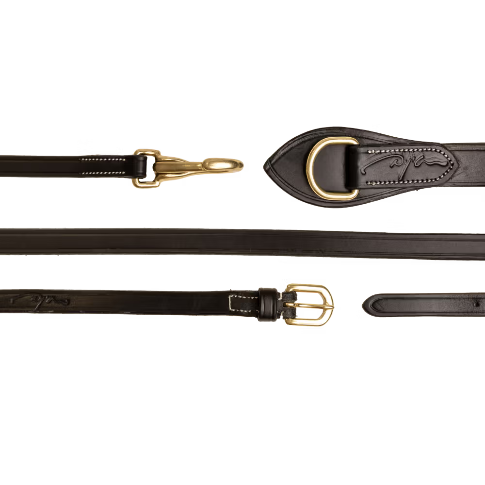 Dy'on Full Leather Draw Reins 1/2 - D Collection