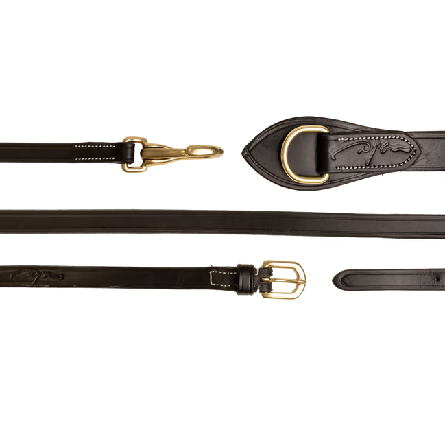 Dy'on Full Leather Draw Reins 1/2 - D Collection