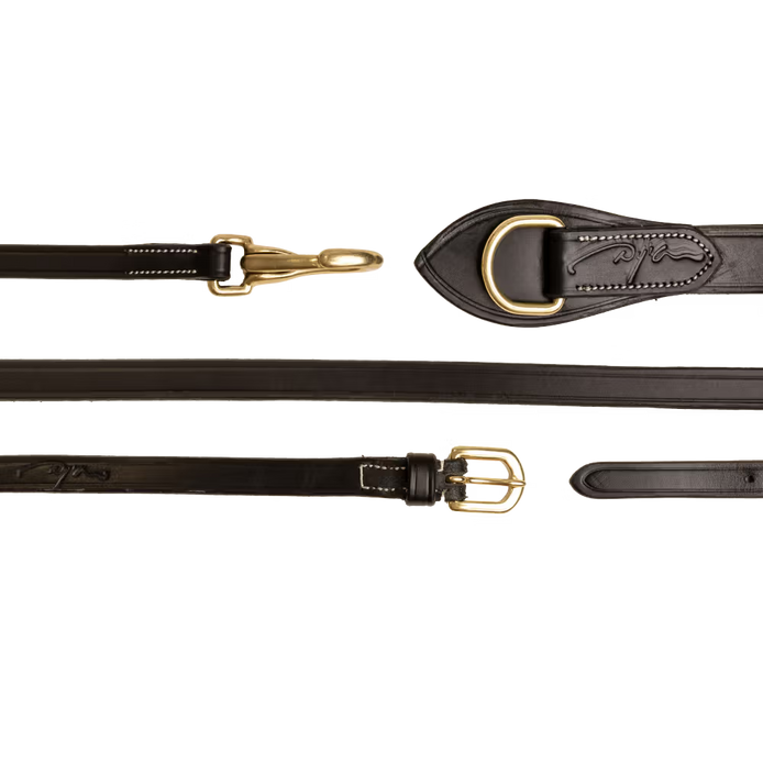Dy'on Full Leather Draw Reins 1/2 - D Collection