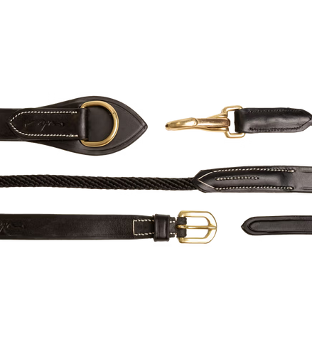 Dy'on Leder/Nylon Schlaufzügel 5/8 - D Kollektion