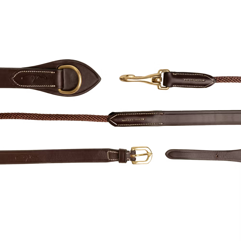 Dy'on Leather/Nylon Draw Reins 5/8 - D Collection – hulpteugel | Maddelin Equestrian