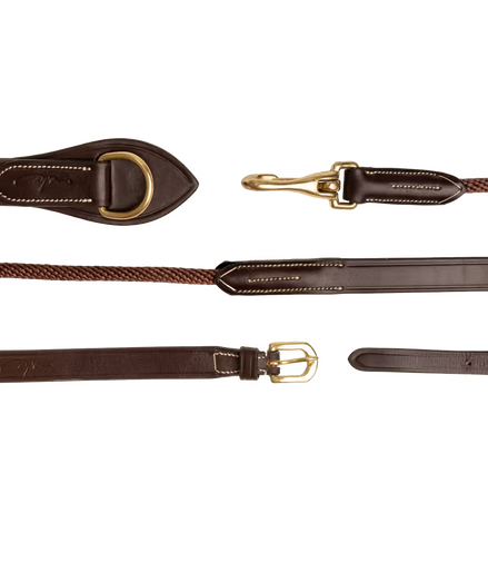 Dy'on Leder/Nylon Schlaufzügel 5/8 - D Kollektion