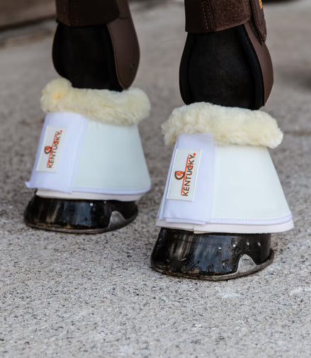 Kentucky Springschoen cuir laine naturel