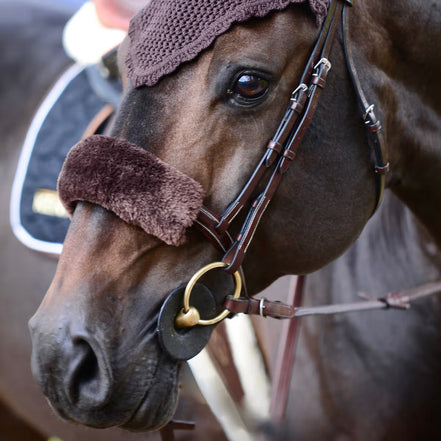 Couverture de muserolle Kentucky en laine 28 cm
